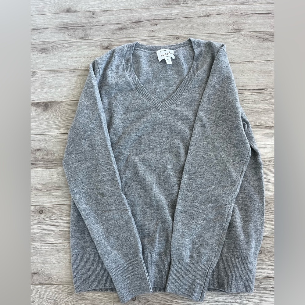 grey cashmere sweater